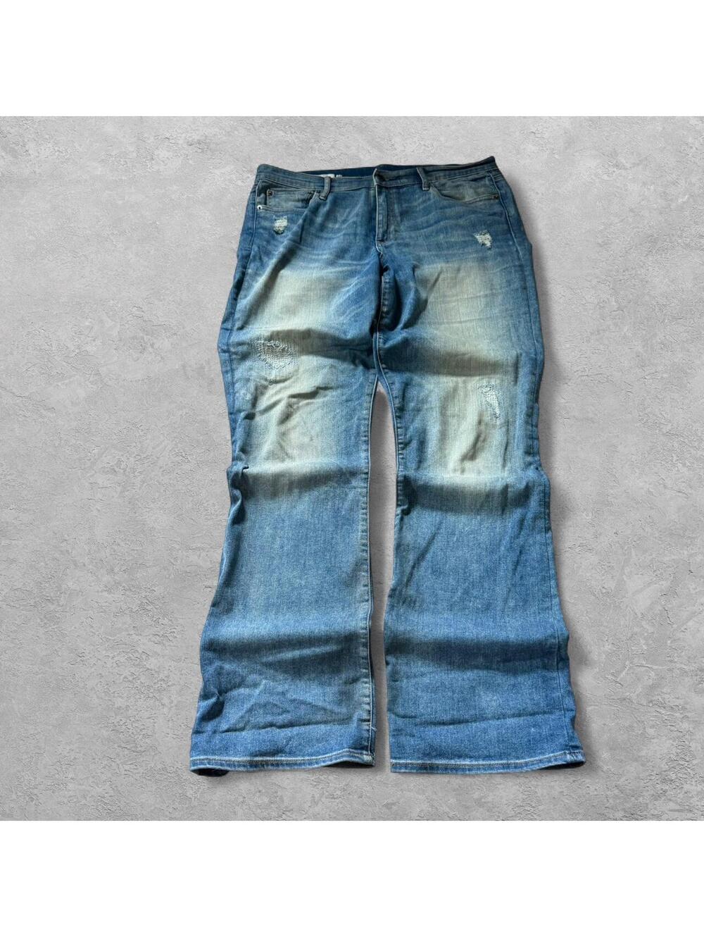 Y2K Gap Resolution Perfect Boot Distressed Jeans - Sz 32R